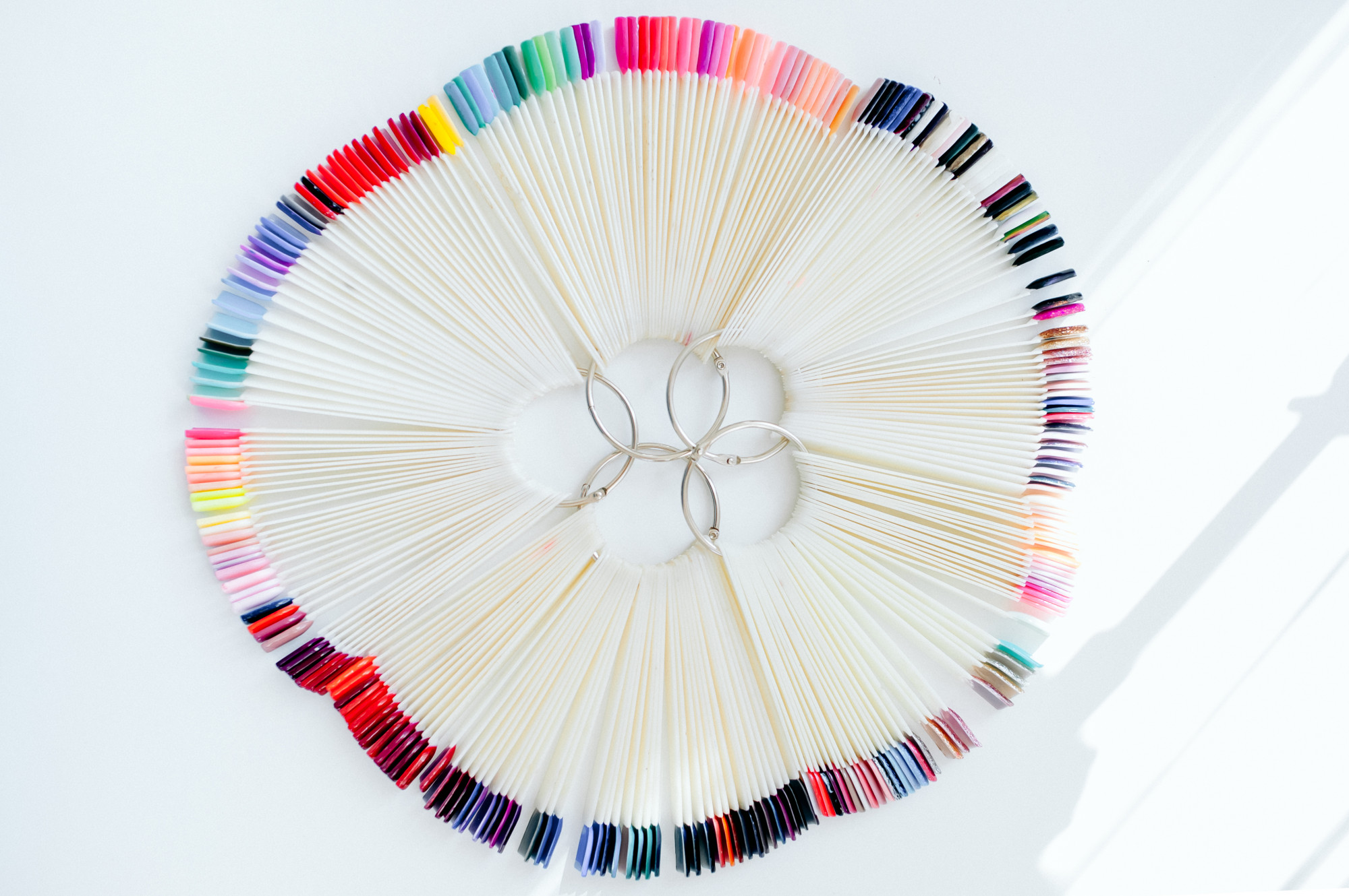 close-up thread color study