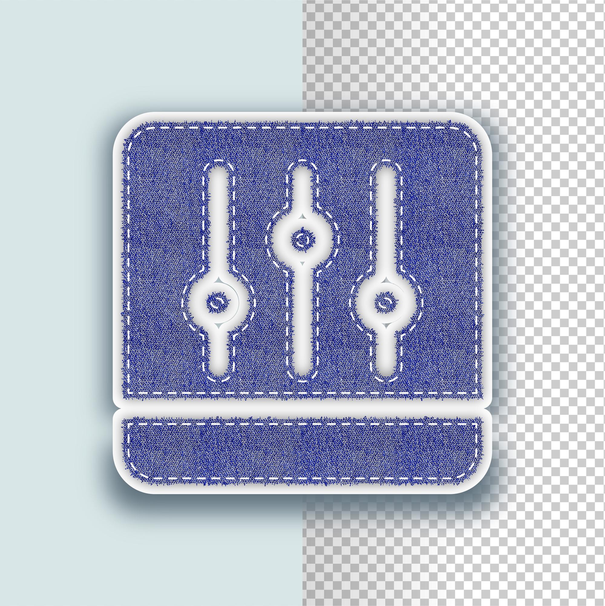 sample patch showing microstitch